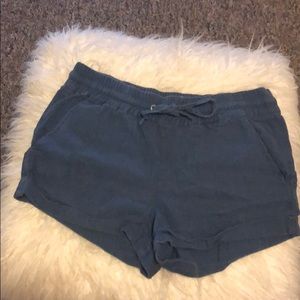 BOGO Blue linen shorts